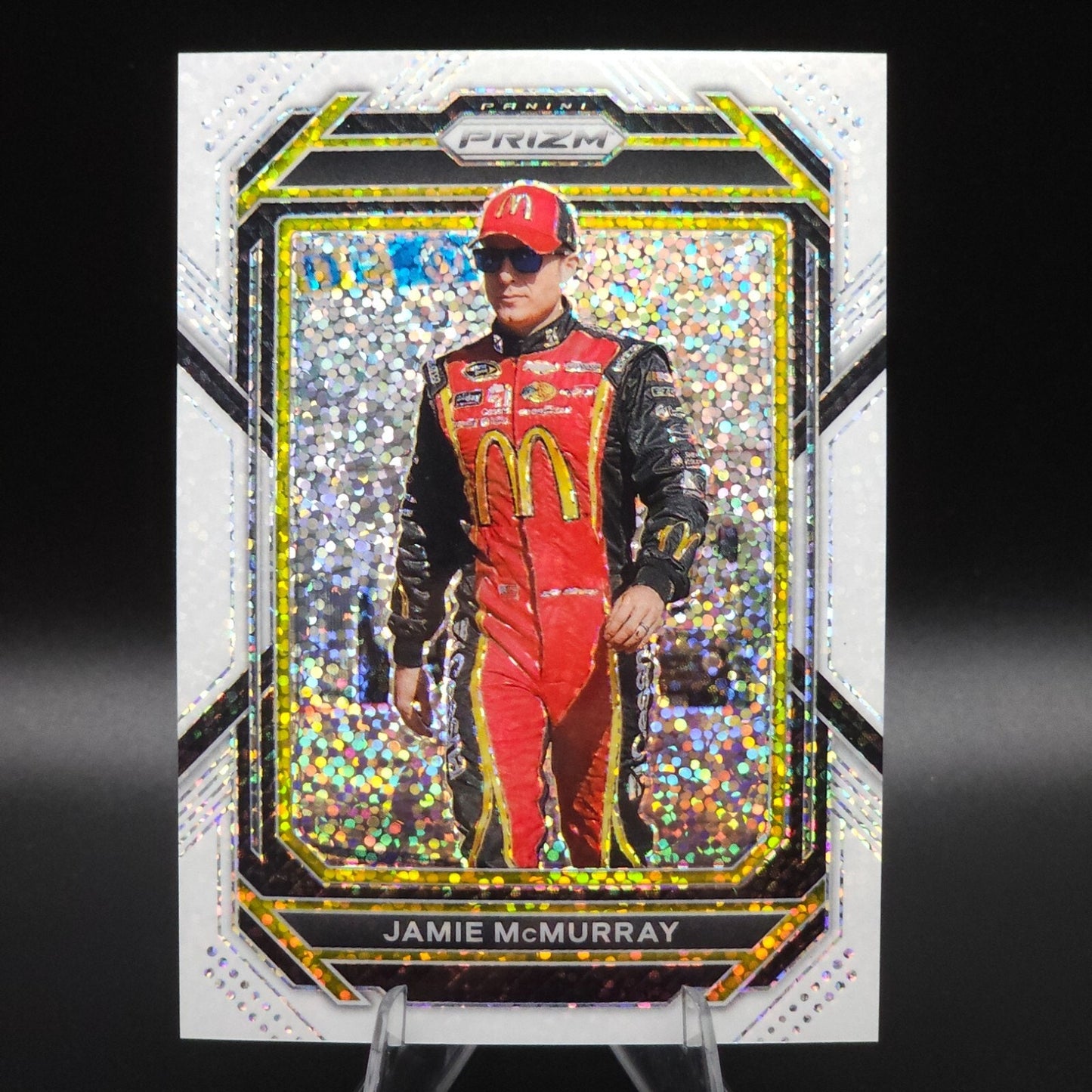 2023 Panini Prizm - Jamie McMurray #54 White Sparkle Prizm