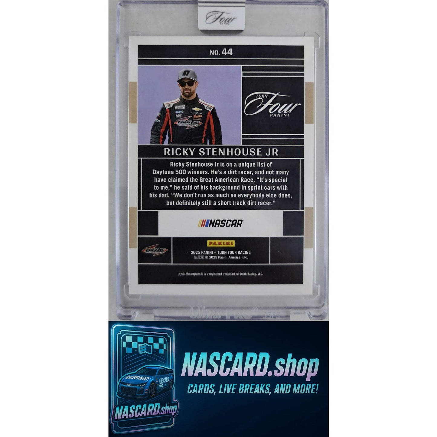 2025 Panini Turn Four #44 Ricky Stenhouse Jr #/75