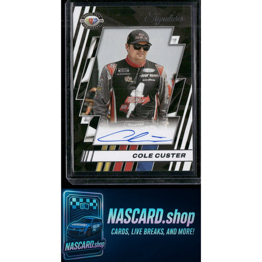 2023 National Treasures #75-CC Cole Custer NASCAR 75th Anniversary Signatures