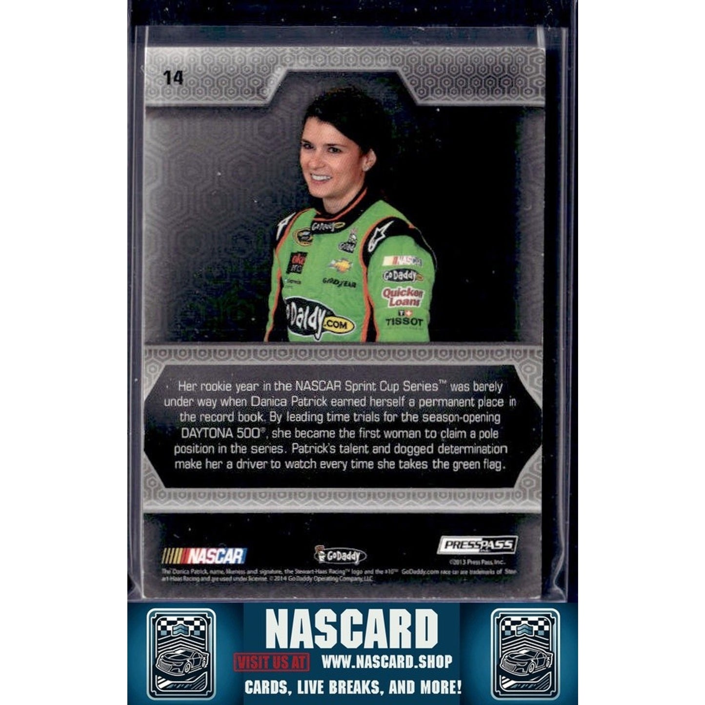 2013 Press Pass Five Star #14 Danica Patrick #1/5