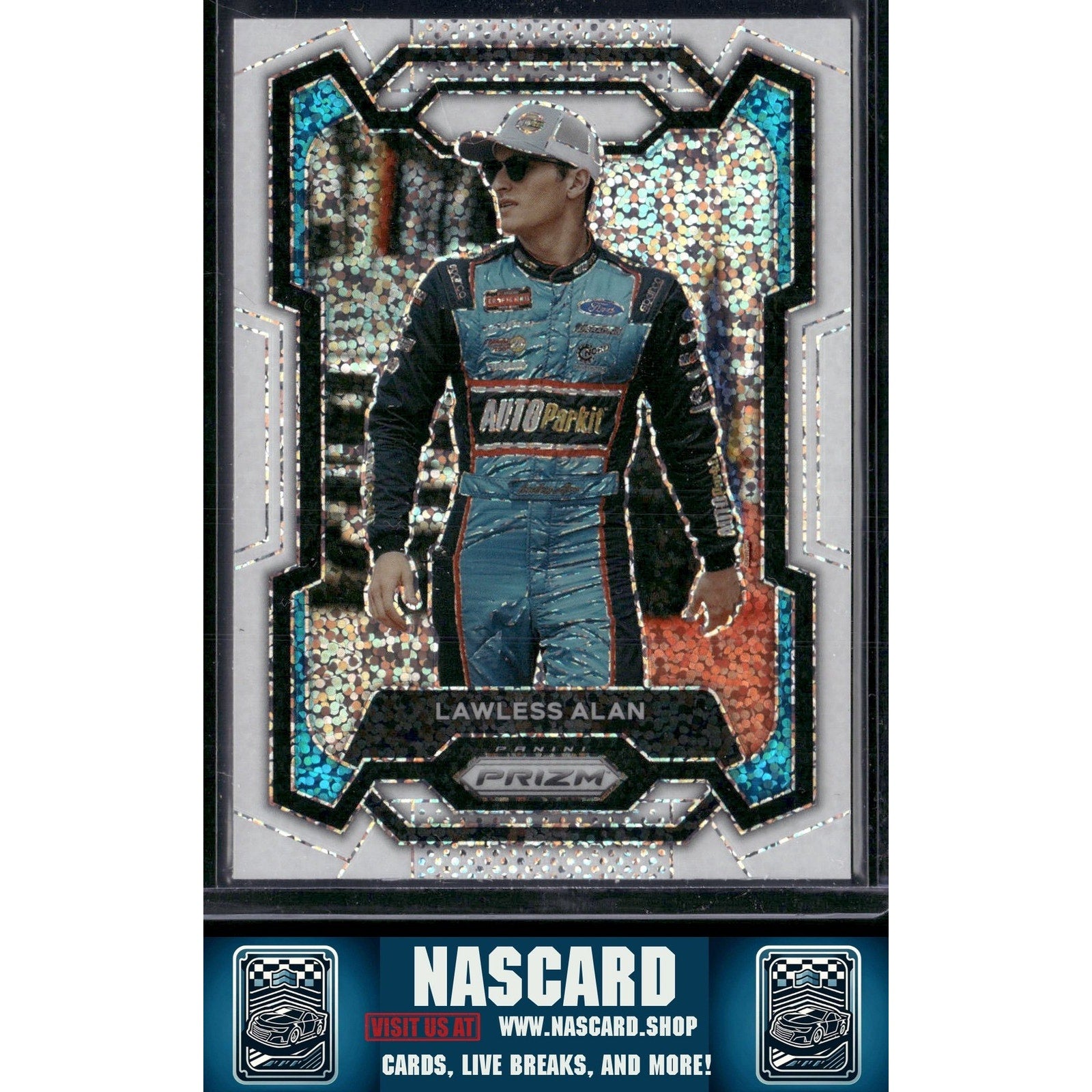 2024 Panini Prizm #38 Lawless Alan White Sparkle - NASCARD.shop