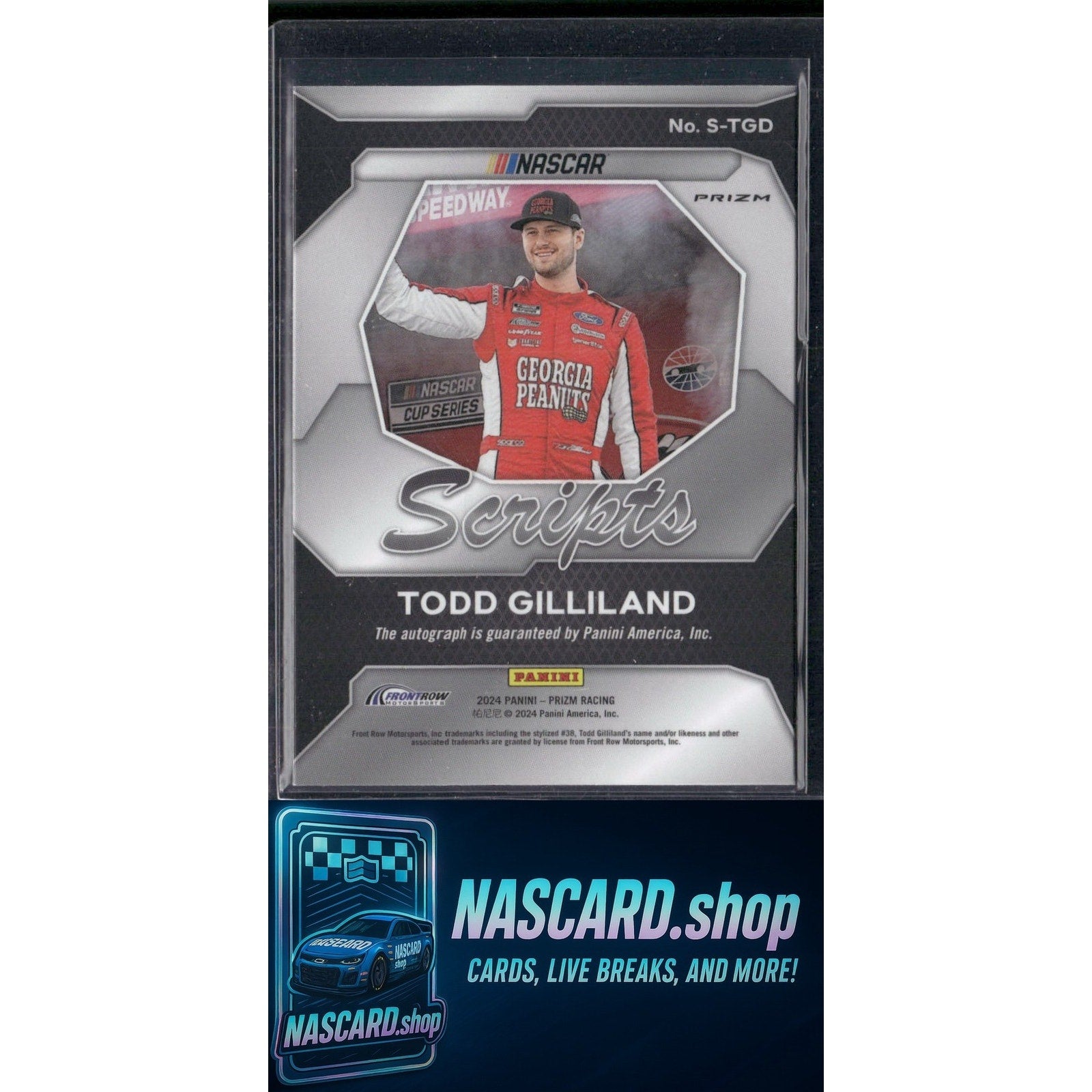 2024 Panini Prizm #S-TGD Todd Gilliland Scripts - NASCARD.shop