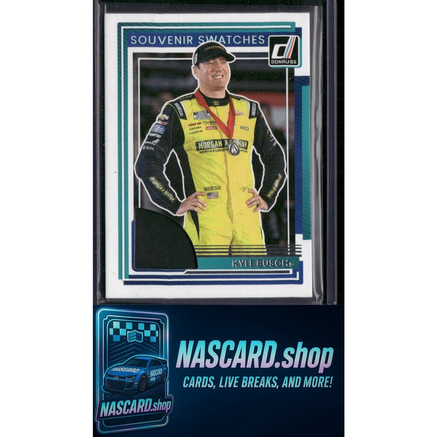 Donruss #SV-KBH Kyle Busch Souvenir Swatches