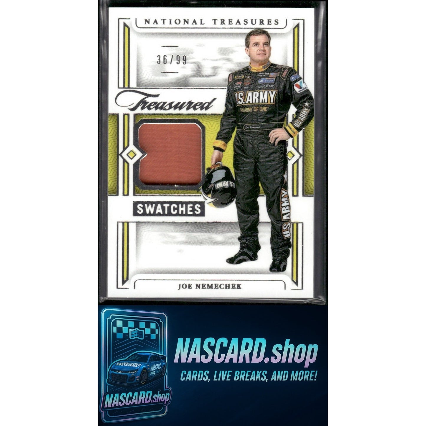 2024 Panini National Treasures #TS-JNK Joe Nemechek Treasured Swatches #/99