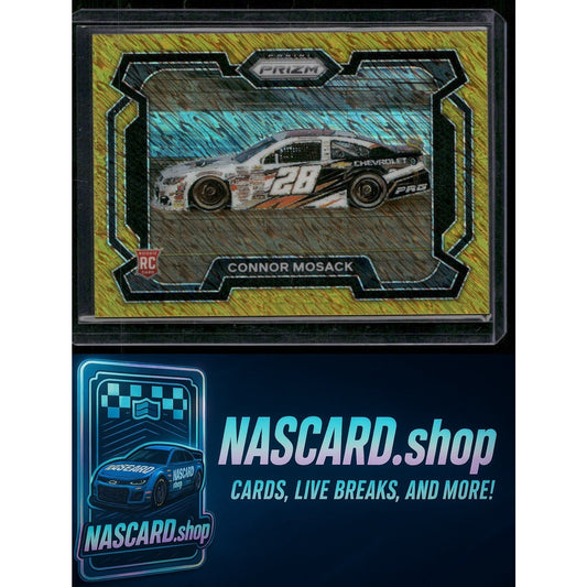 2024 Panini Prizm #65 Connor Mosack Gold Shimmer #/3 RC