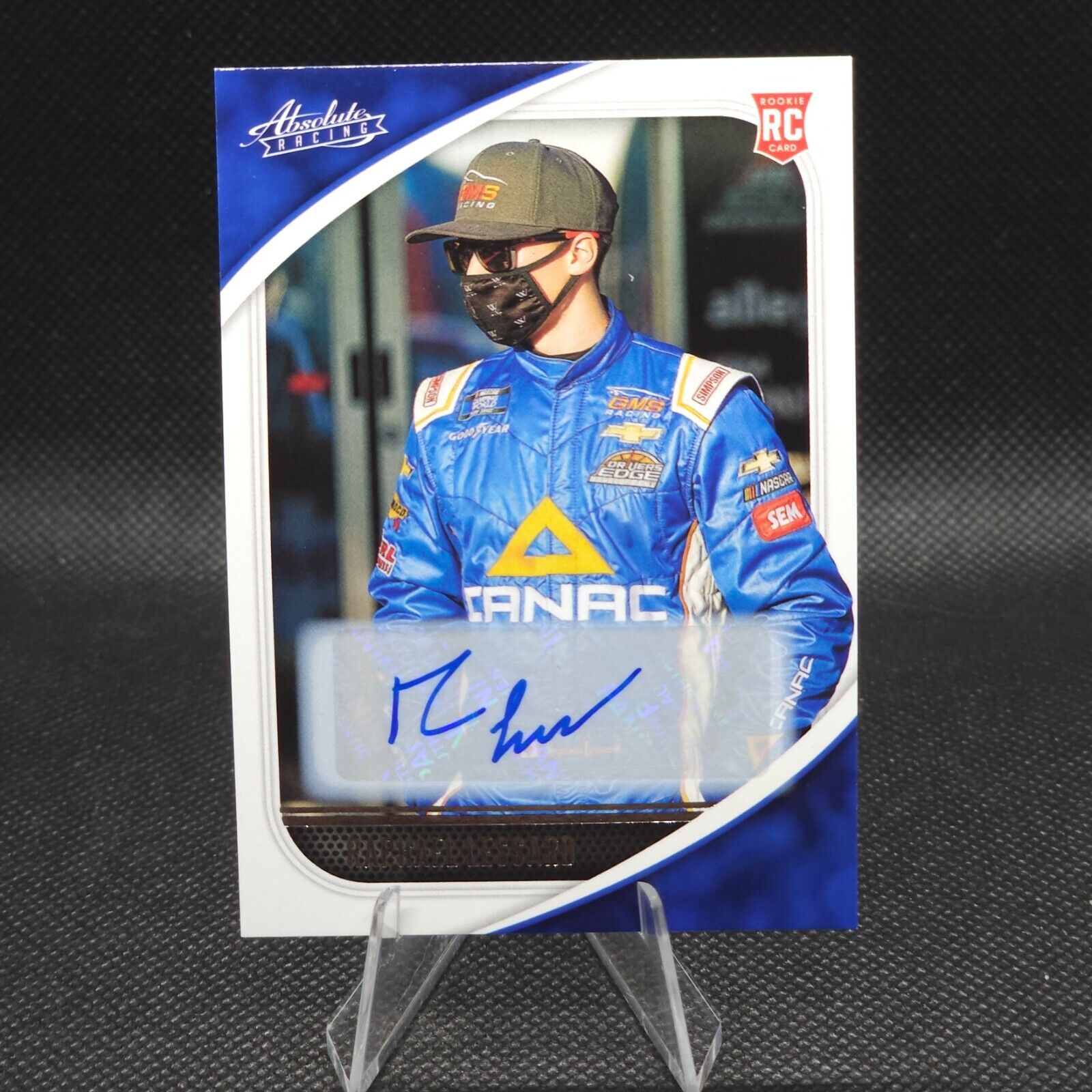 2021 Panini Chronicles Racing Absolute Autographs #5 Raphael Lessard Rookie Card - NASCARD.shop