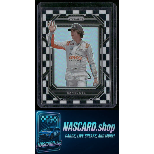 2023 Panini Prizm #75 Daniel Dye Checkered Flag Prizm #/50