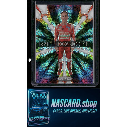 2023 Panini Prizm #K12 Kevin Harvick Kaleidoscopic White Sparkle Prizm