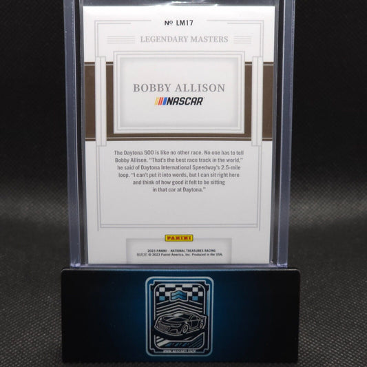 2023 Panini National Treasures Legendary Masters Holo Gold #17 Bobby Allison /10