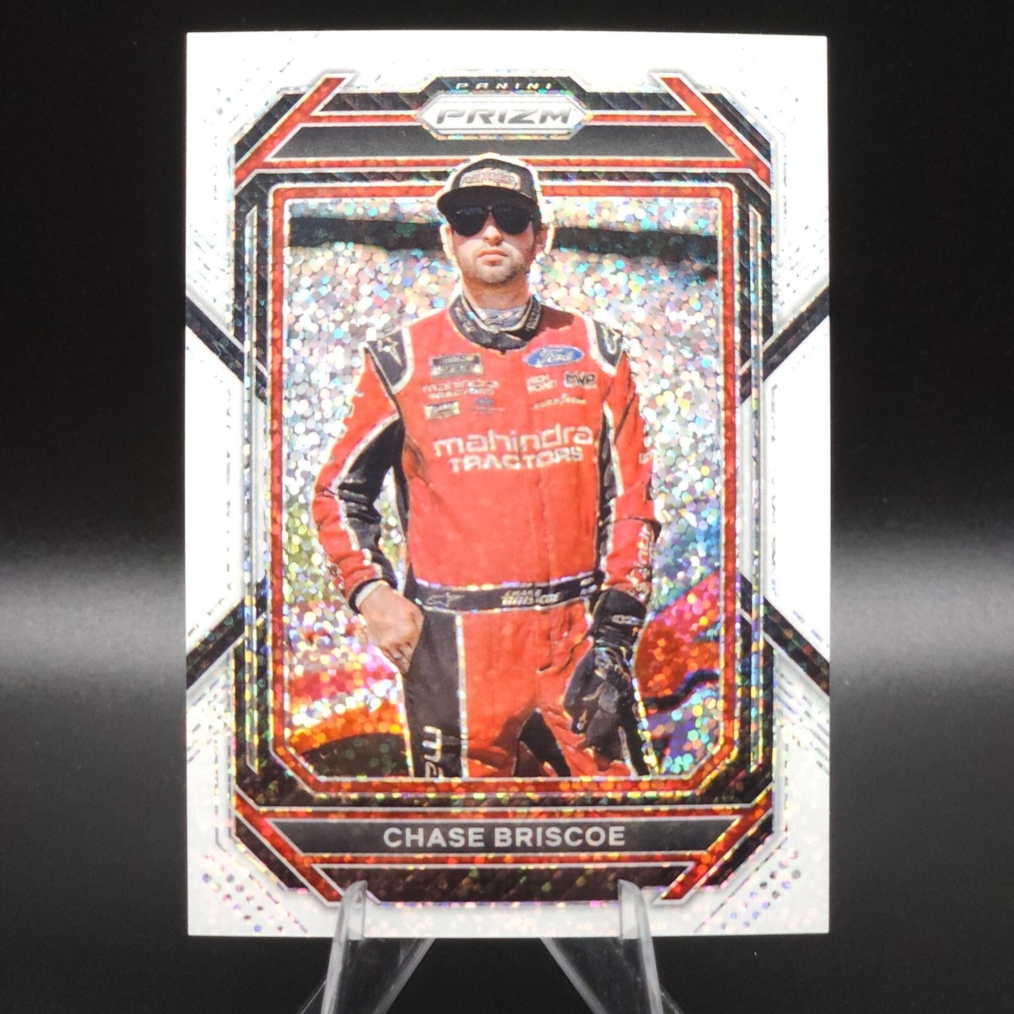2023 Panini Prizm - Chase Briscoe #32 White Sparkle Prizm