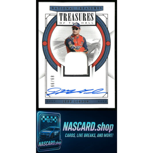 2024 Panini National Treasures #TH-JGD Jeff Gordon Treasures Of The Hall #/99