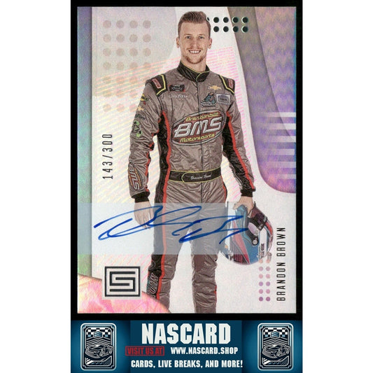 2020 Panini Chronicles - Status Brandon Brown #7 Autographs /300 (AU, RC) - NASCARD.shop