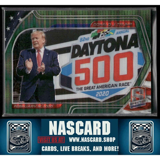 2020 Chronicles Spectra Presidential Collection Donald Trump Emerald Pulsar 5/5 - NASCARD.shop