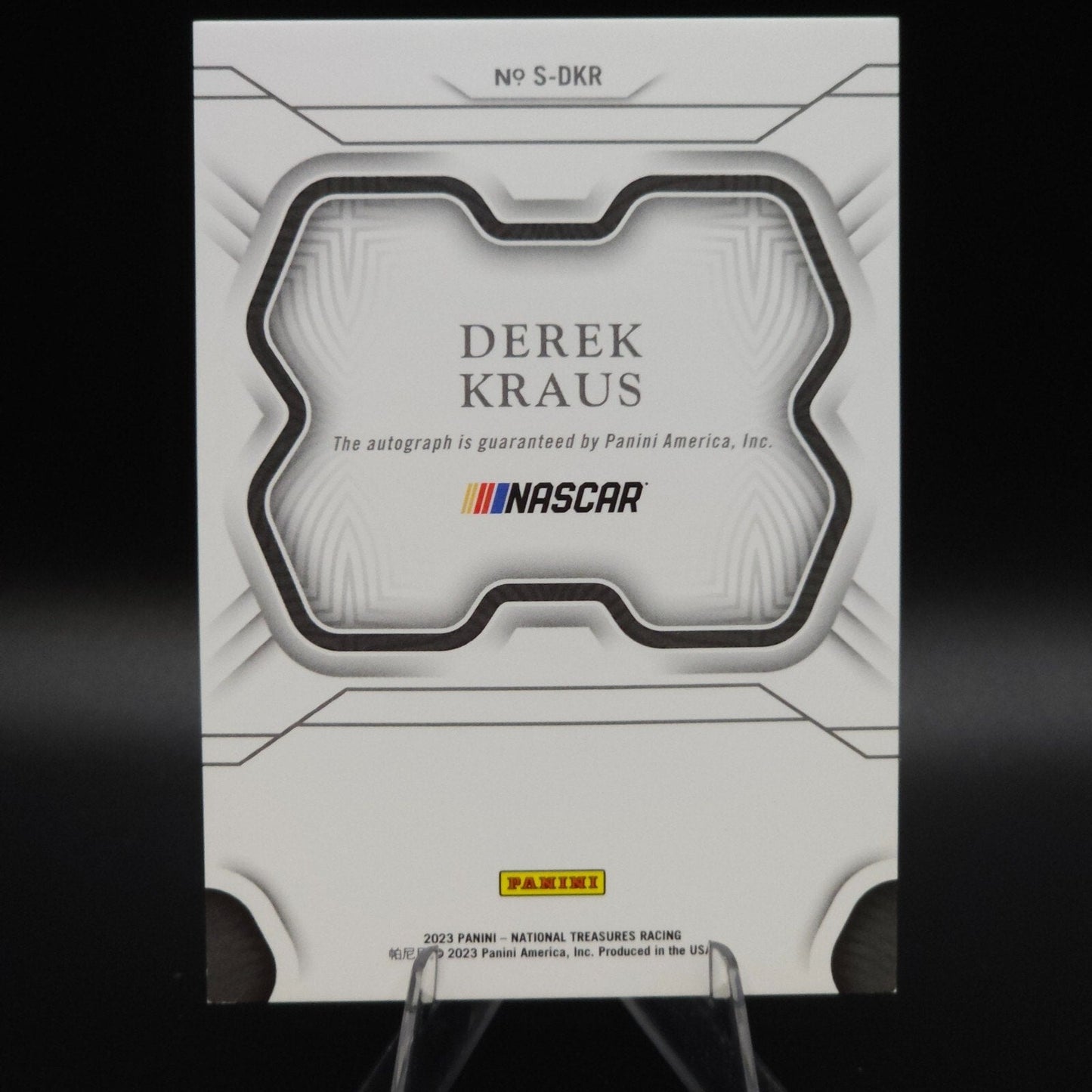 2023 Panini National Treasures - Signatures Silver Derek Kraus #S-DKR /10 (AU) - NASCARD.shop