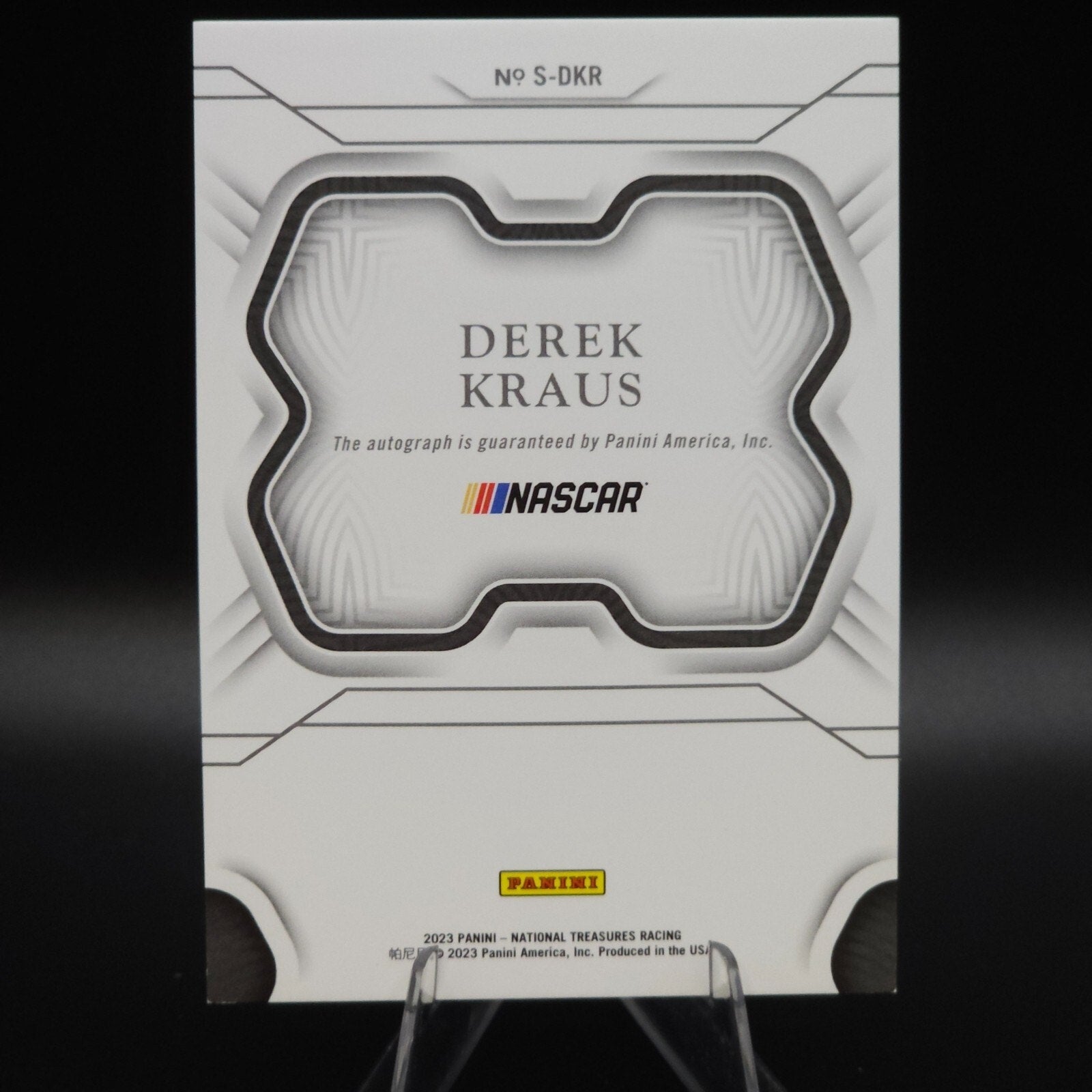 2023 Panini National Treasures - Signatures Silver Derek Kraus #S-DKR /10 (AU) - NASCARD.shop