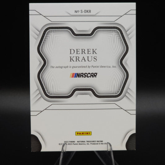 2023 Panini National Treasures - Signatures Silver Derek Kraus #S-DKR /10 (AU) - NASCARD.shop