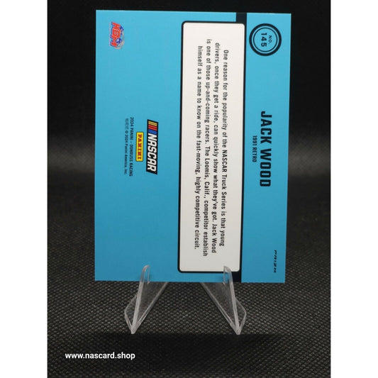 2024 Panini Donruss 1991 Retro Black Pandora Prizm #145 Jack Wood SSP