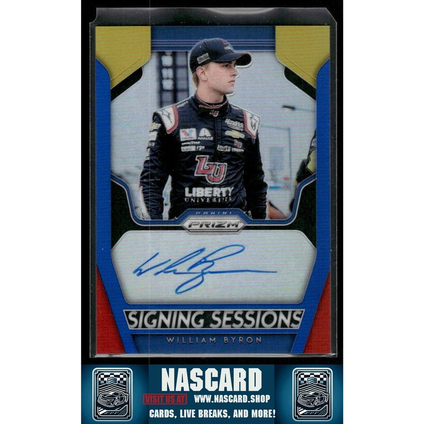 2019 Panini Prizm - Signing Sessions William Byron Rainbow Prizm /24