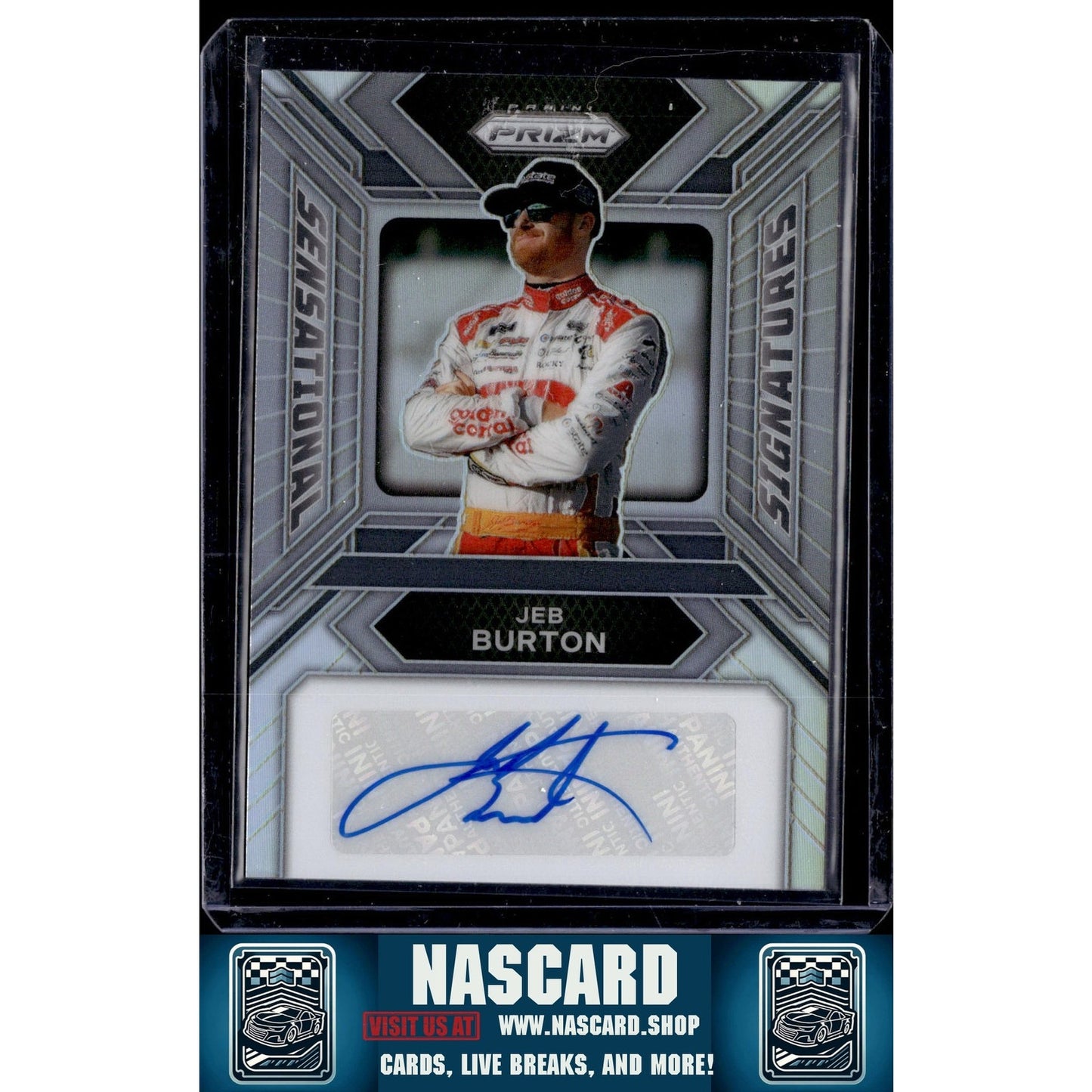 2024 Panini Prizm #SS-JBN Jeb Burton Sensational Signatures - NASCARD.shop