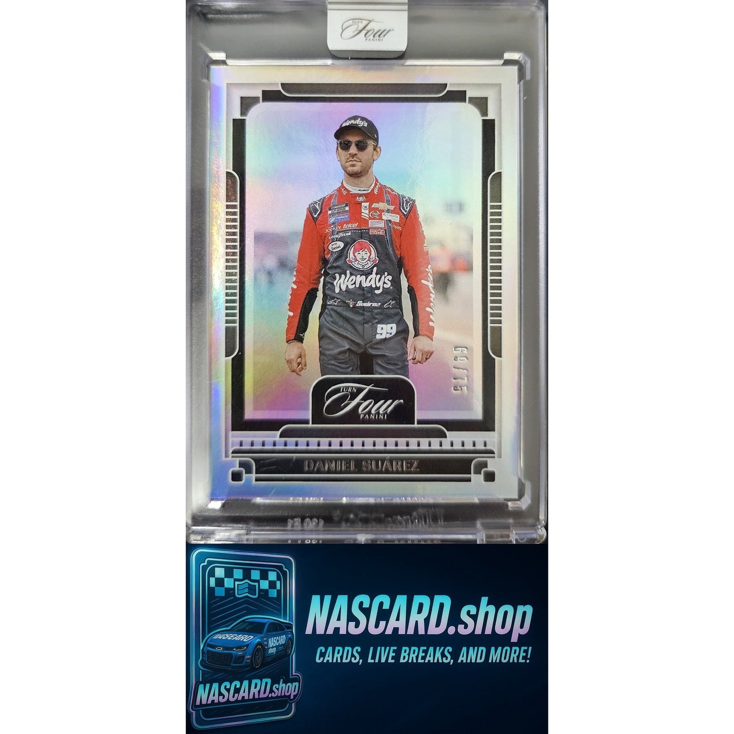2025 Panini Turn Four #45 Daniel Suarez #/75