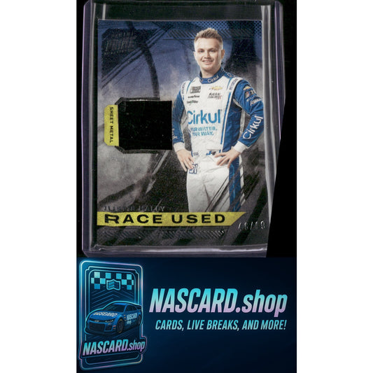 2023 Panini Prime #RU-JHA Justin Haley Race Used Sheet Metal #/99 - NASCARD.shop