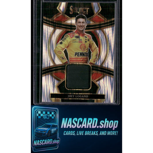 2024 Panini Select #SS-JLG Joey Logano Selective Swatches Flash Prizms - NASCARD.shop