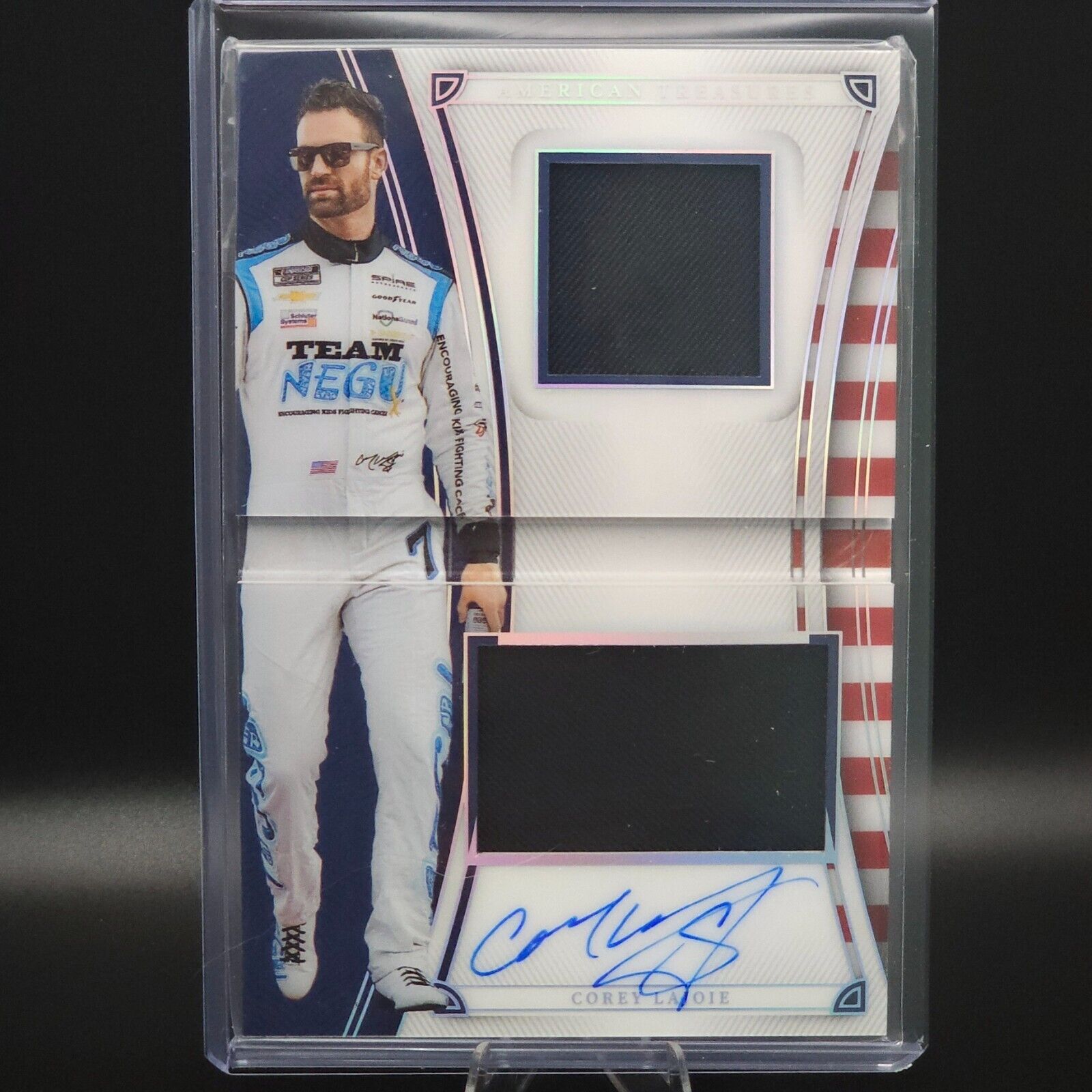 2023 National Treasures American Treasures Autograph Booklet Corey LaJoie /49 - NASCARD.shop