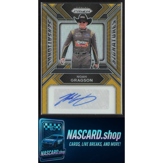 2024 Panini Prizm #SS-NGN Noah Gragson Sensational Signatures Gold #/10
