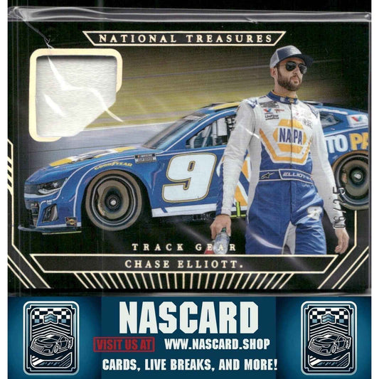 2024 National Treasures Track Gear Holo Silver Chase Elliott /25 - NASCARD.shop
