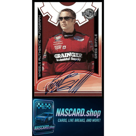 2002 Wheels High Gear Greg Biffle Autographs