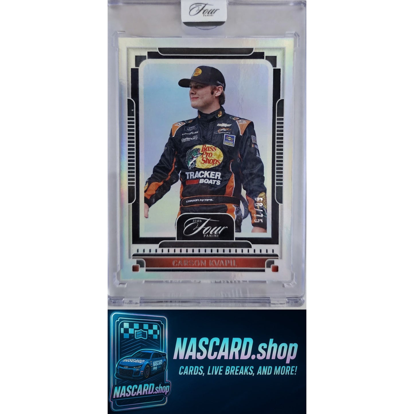 2025 Panini Turn Four #99 Carson Kvapil #/75