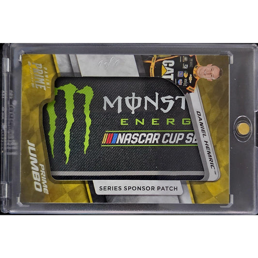 2021 Panini Chronicles Daniel Hemric Prime Jumbo Monster Cup Series Patch #1/1