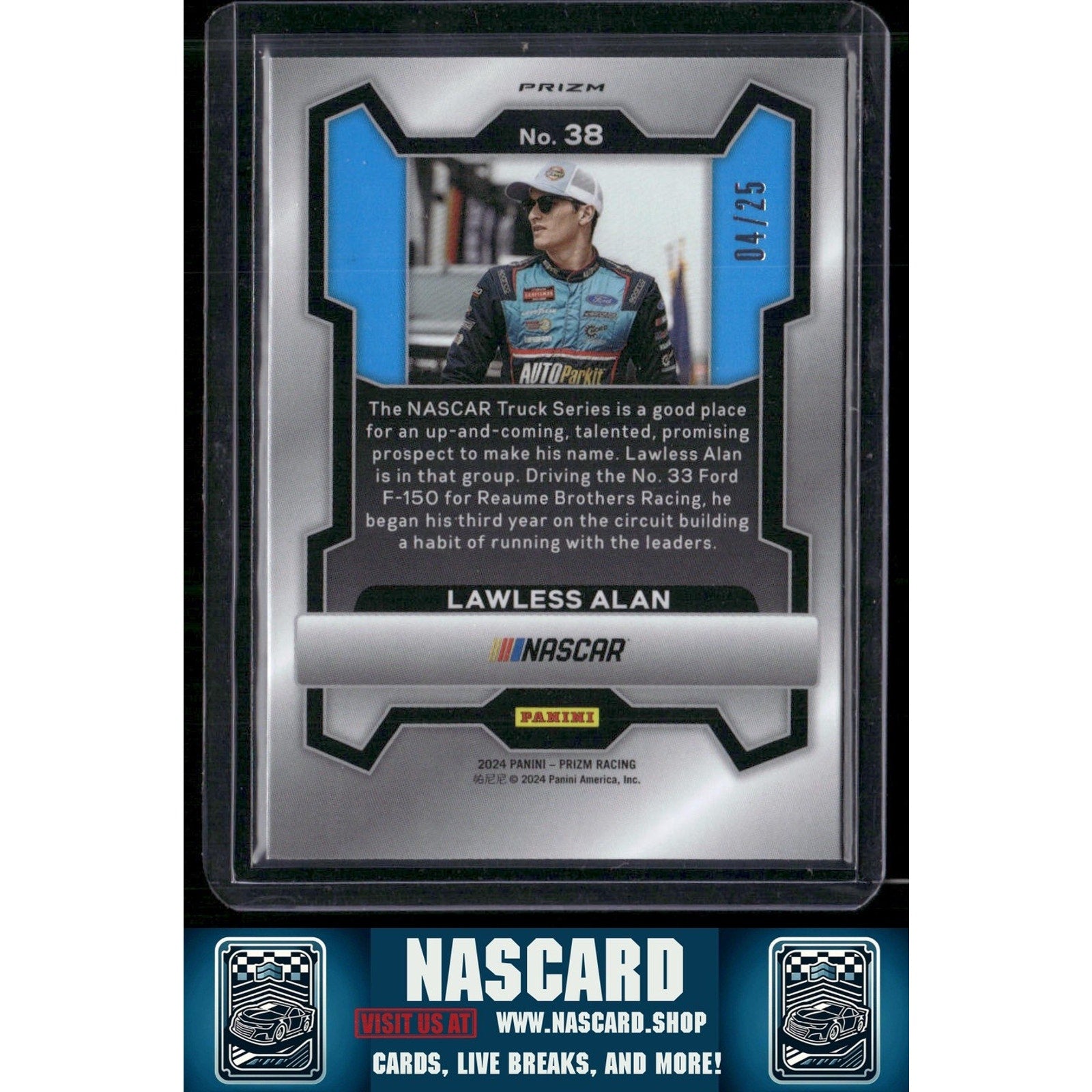 2024 Panini Prizm #38 Lawless Alan Mojo - NASCARD.shop
