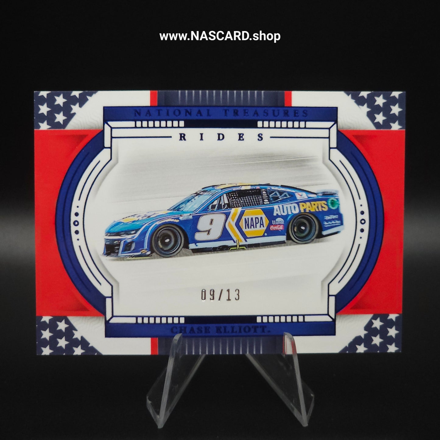 2024 Panini National Treasures Rides Stars and Stripes Chase Elliott 09/13