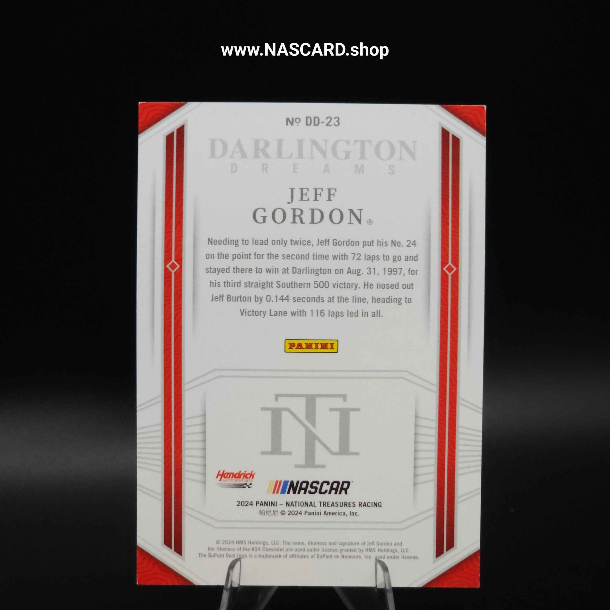 2024 National Treasures Darlington Dreams Green Jeff Gordon /5