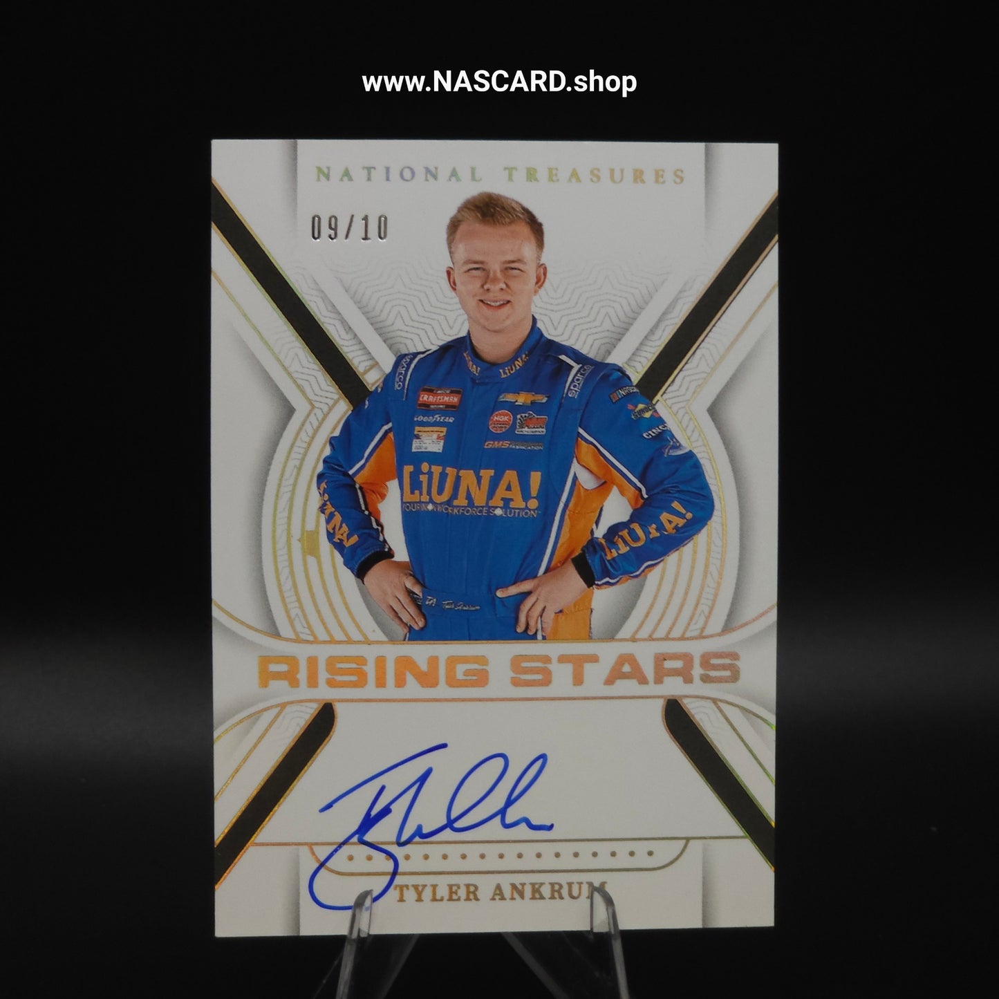 2024 National Treasures Rising Stars Holo Gold Tyler Ankrum /10