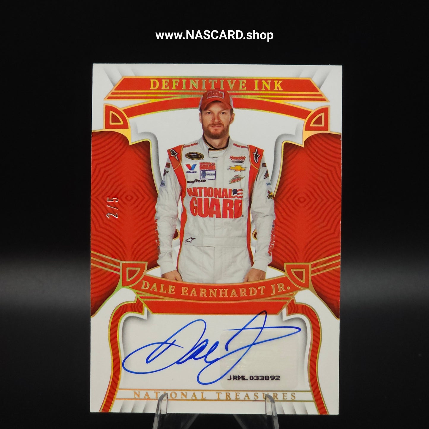 2023 National Treasures Definitive Ink Holo Gold Dale Earnhardt Jr. /5