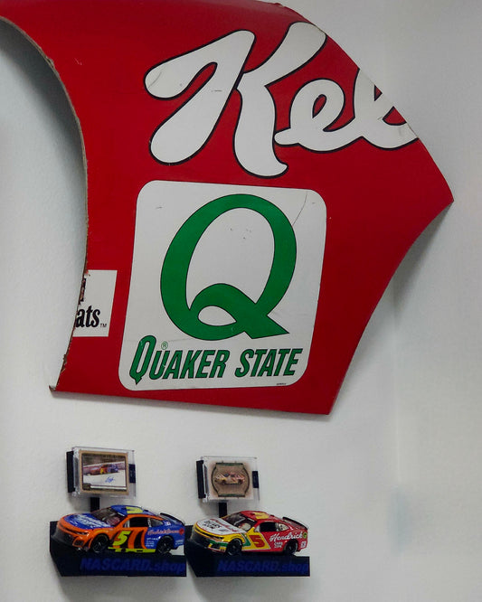 NASCARD.shop 1:24 Diecast & Trading Card Wall/Shelf Display Stand – Made in the USA