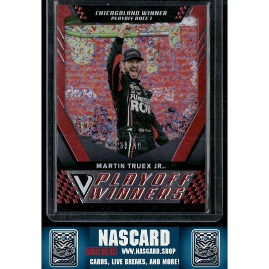 2018 Panini Victory Lane #41 Martin Truex Jr. Red #/49 - NASCARD.shop