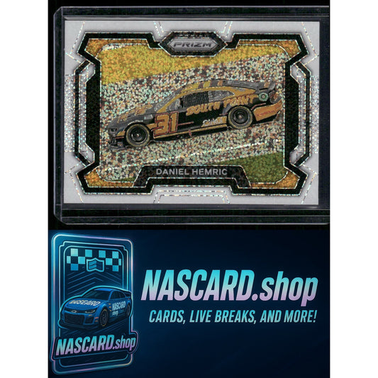 2024 Panini Prizm #58 Daniel Hemric White Sparkle - NASCARD.shop