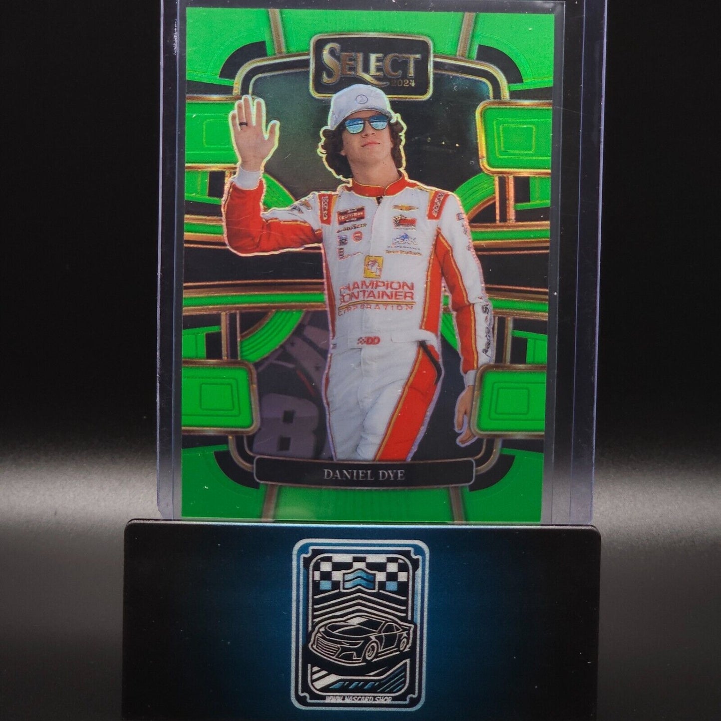 2024 Panini Select - Grandstand Neon Green Prizm #20 Daniel Dye /75