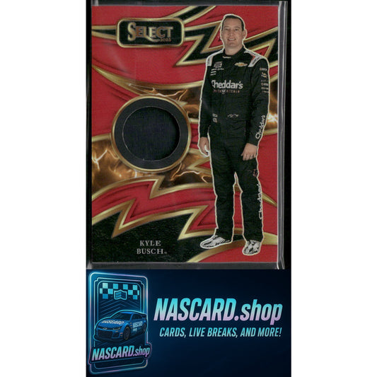 2025 Panini Select #S-KYB Kyle Busch Sparks Red Prizms #/49