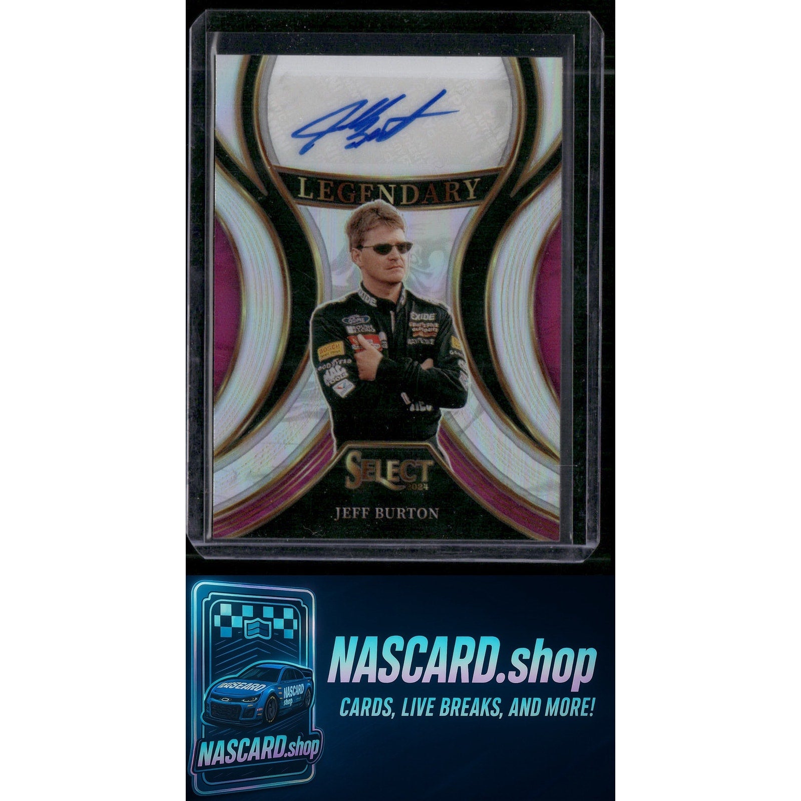 2024 Panini Select #LS-JBT Jeff Burton Legendary Signatures - NASCARD.shop