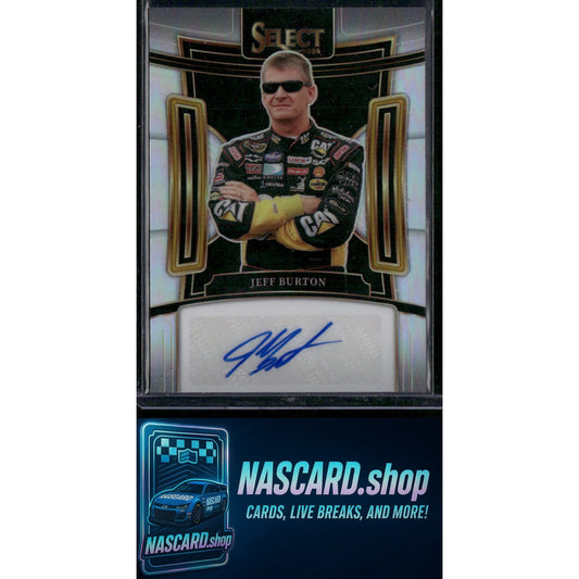 2024 Panini Select #S-JBT Jeff Burton Signatures - NASCARD.shop
