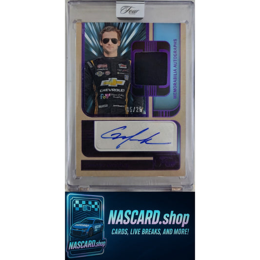 2025 Panini Turn Four #MA-CMK Connor Mosack Memorabilia Autographs Purple #/25