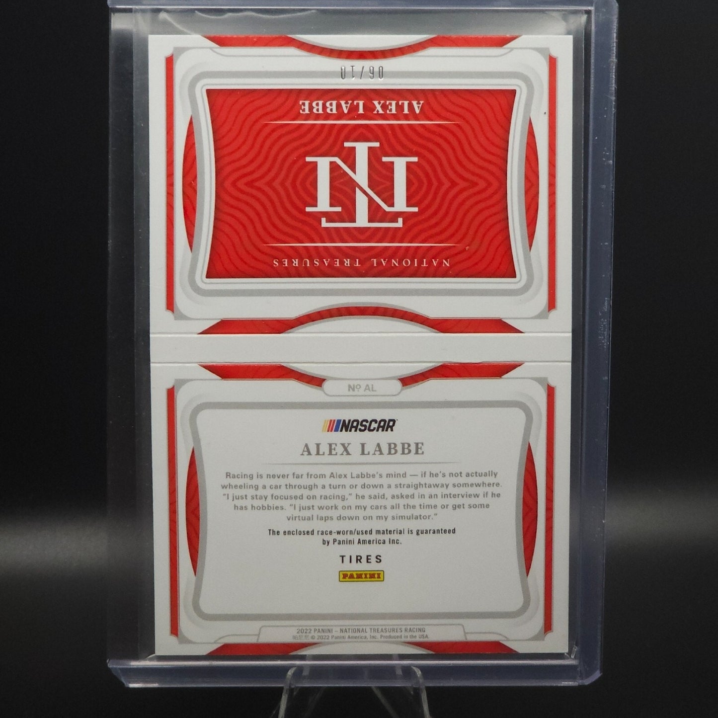 2022 National Treasures Jumbo Dual Tire Booklet Alex Labbe /25