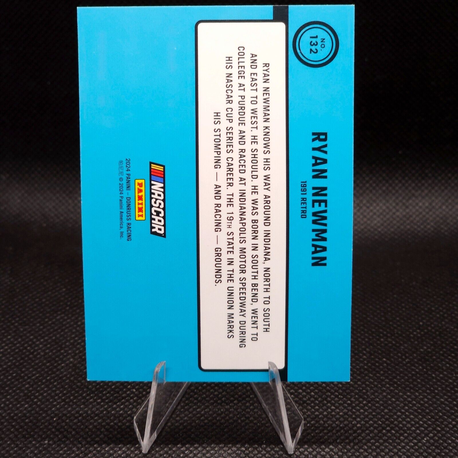 2024 Panini Donruss Racing 1991 Retro Lime Green #132 Ryan Newman 020/149 - NASCARD.shop