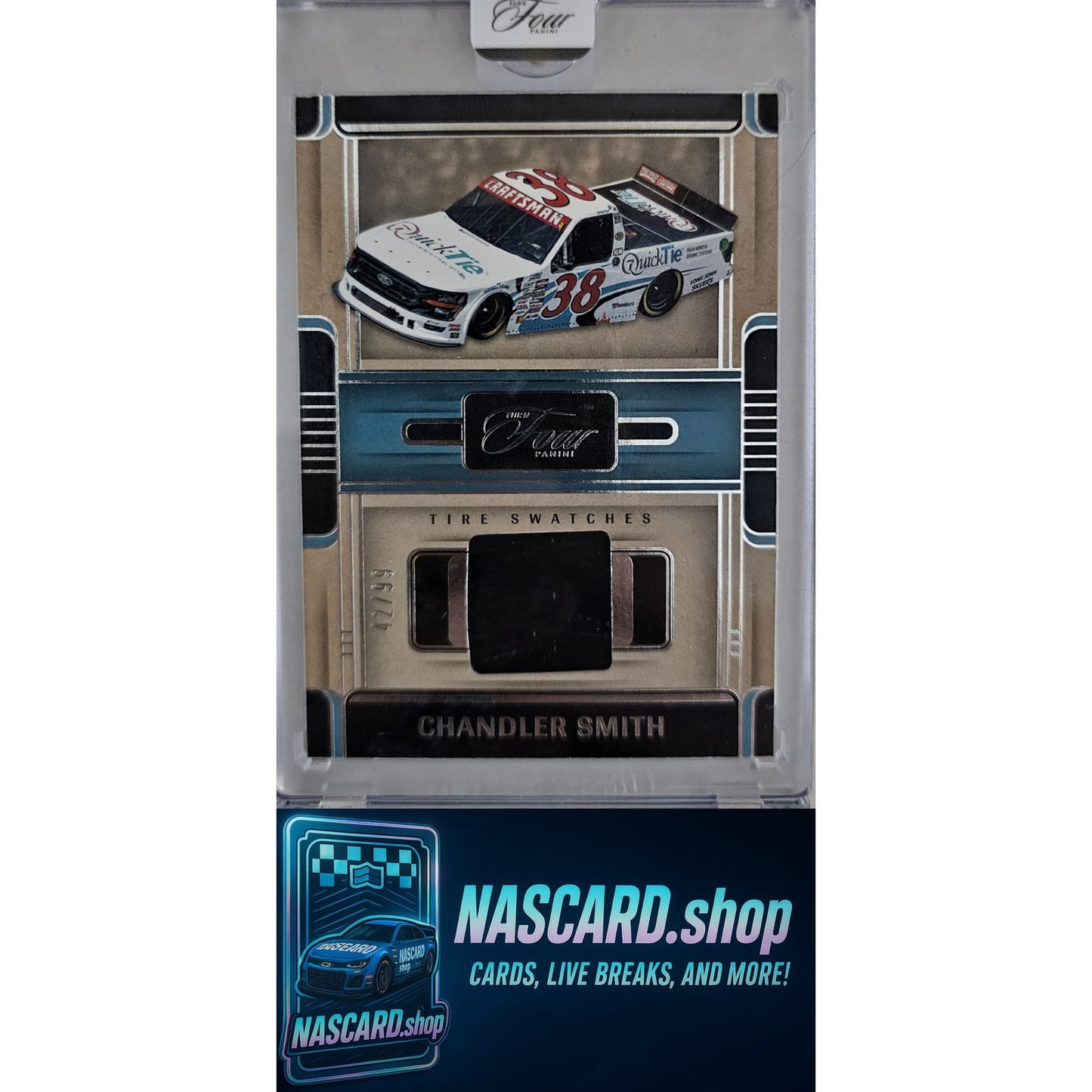 2025 Panini Turn Four #TS-CST Chandler Smith Tire Swatches #/99