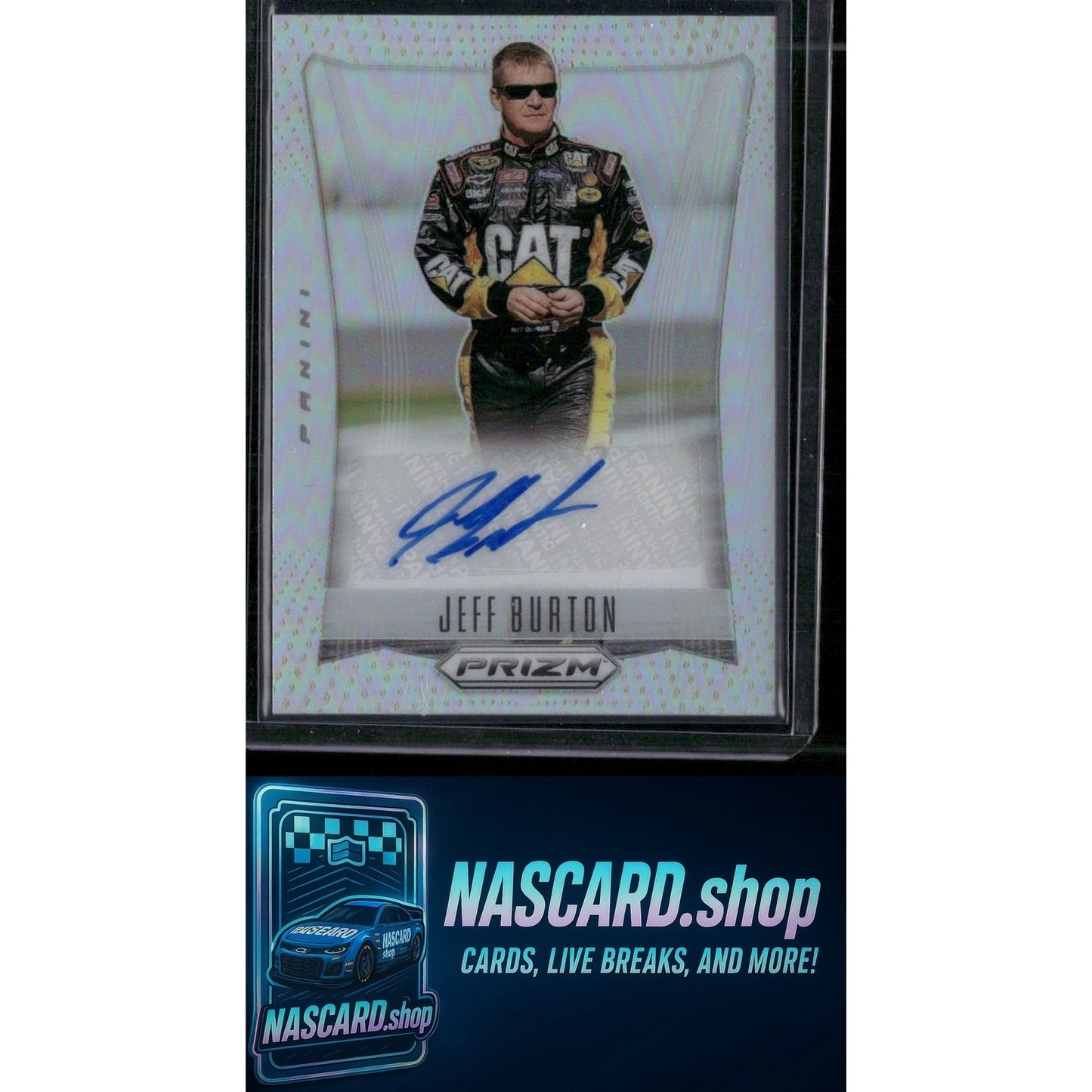 2024 Panini Prizm #TS-JBN Jeff Burton Throwback Signatures - NASCARD.shop