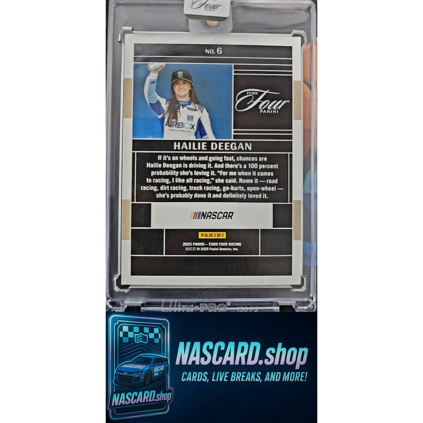 2025 Panini Turn Four #6 Hailie Deegan Red #/25